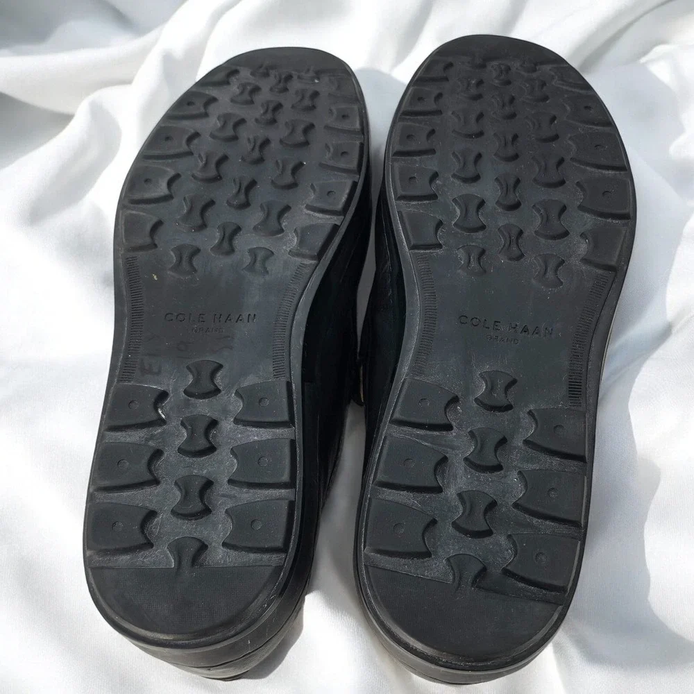 Cole Haan‎ Grandseries Leather Loafers Dress Shoes Slip On Black Men 10M Comfy